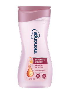 MONANGE SABONETE LÍQUIDO EXTRATO OLIVA 240ML